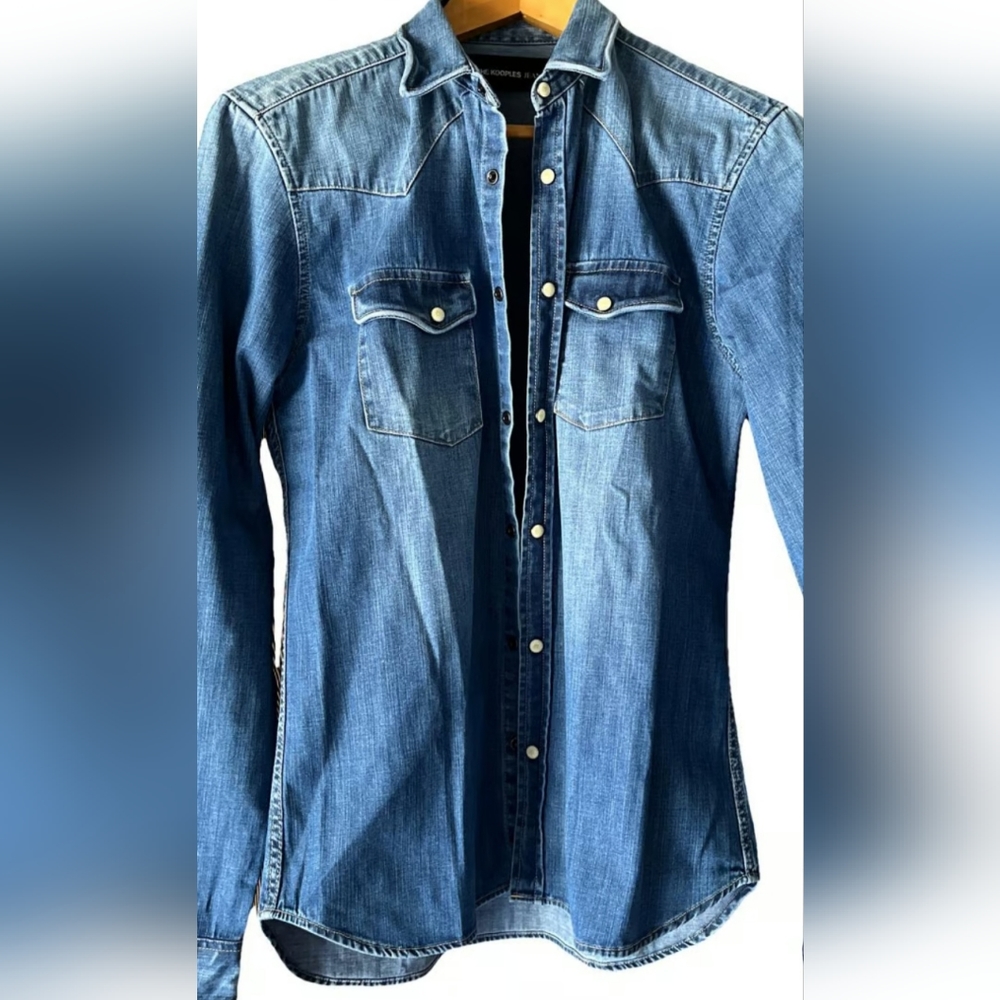 The Kooples Shirts Rare Pearl Snap Western Shirt Slim Fit